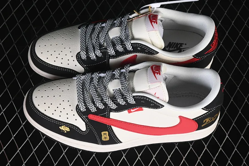 All categories Air Jordan Jordan series basketball shoes Air Jordan 1 Low High-end customized low-top sneakers Travis Scott x Fragment Design x Air Jordan 1 Low OG SP AJ1 Joe 1 Year of the Horse limited low-top cultural casual sneakers MZ9588-825